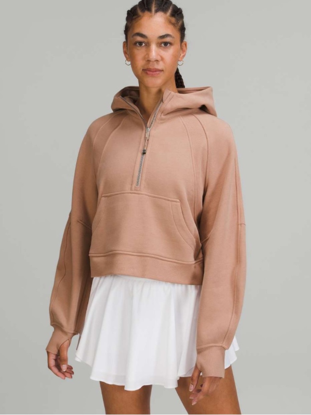 Lululemon Oversized Scuba Half Zip Hoodie SZ XS/S